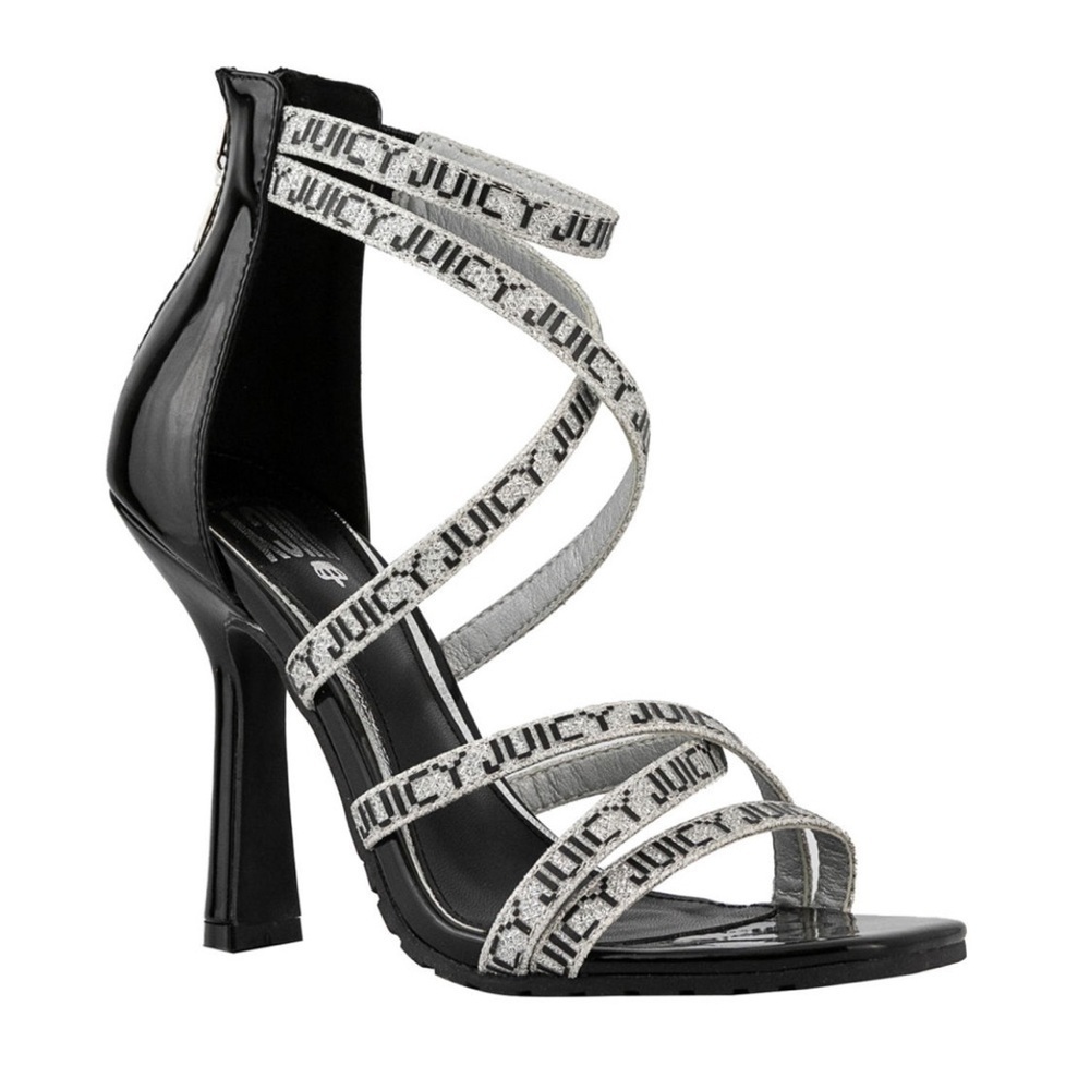 Juicy Couture Rhinestone Black High Heels